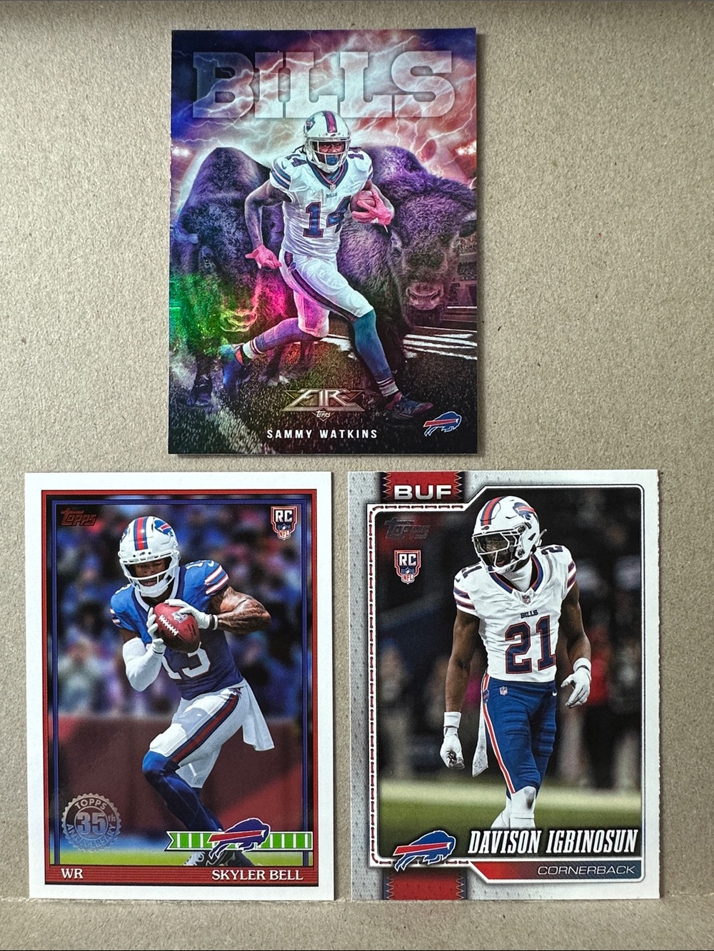 Josh Allen/James Cook+ Skyler Bell Rookie Bills 2000’s lot of 20 +Sammy Watkins - Picture 4 of 16